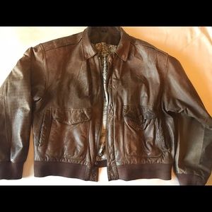 Vintage Genuine Leather Jacket